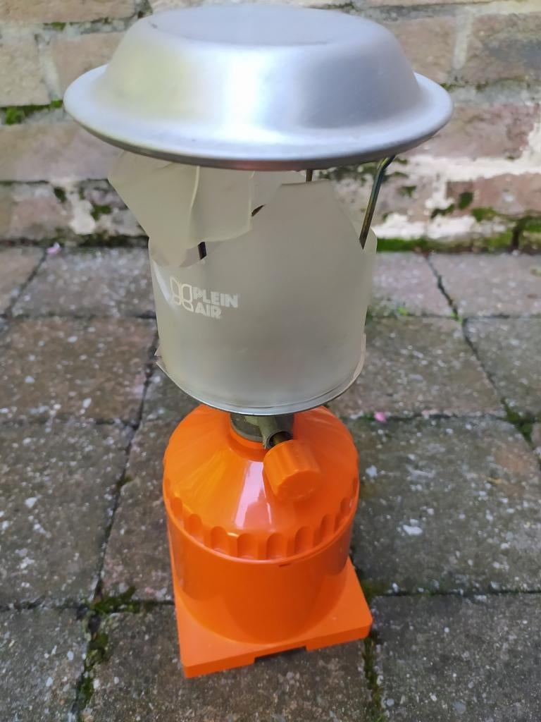 Lampe de camping au gaz pour pièces ou changer le verre, Enlèvement, Utilisé