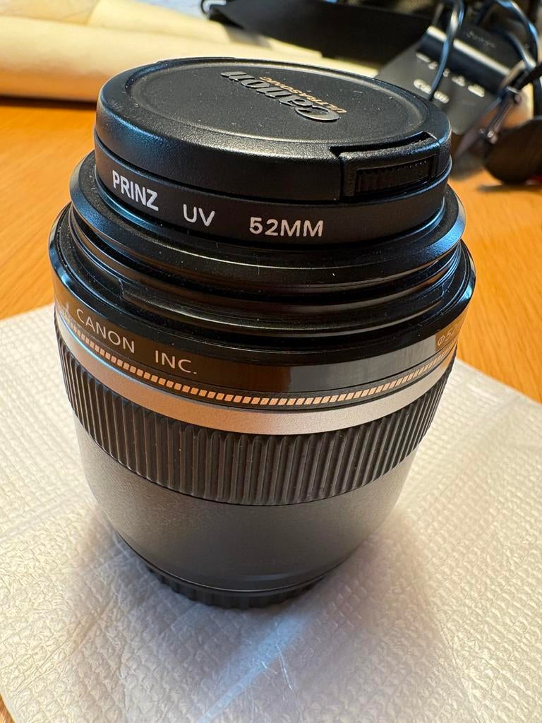 Macrolens EF-S 60. UB 52mm, Audio, Tv en Foto, Foto | Lenzen en Objectieven, Ophalen, Zo goed als nieuw, Macrolens