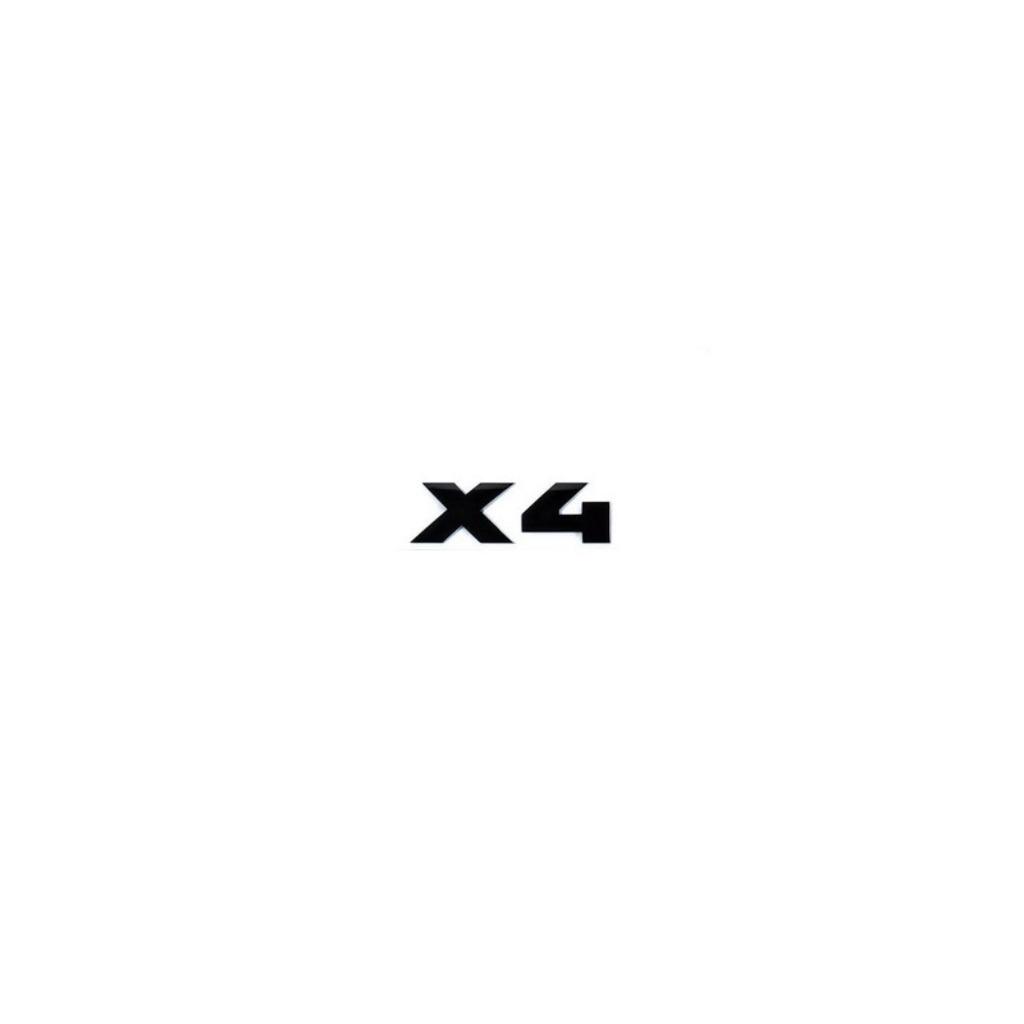 LOGO COFFRE X4 NOIR BRILLANT - A COLLER ORIGINALE BMW, Enlèvement