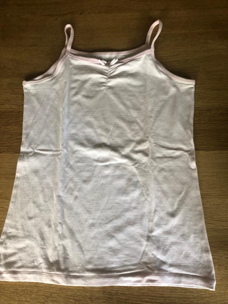 Woody hemdje gestreept roze/wit 14 jaar, Nacht- of Onderkleding, Gebruikt, Meisje, Ophalen of Verzenden