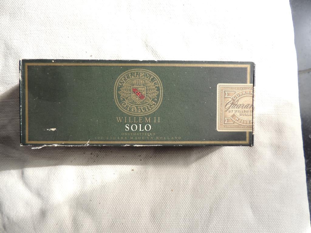 Oude Sigaren/cigarillos Willem II Solo in originele doos, Ophalen of Verzenden, Gebruikt, Overige typen