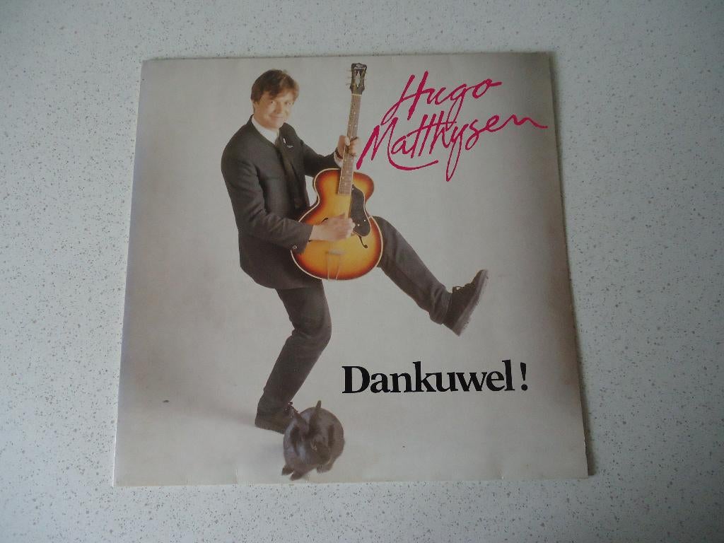 LP van "Hugo Mathhijssen" Dankjewel ! anno 1990., Cd's en Dvd's, Ophalen of Verzenden, Zo goed als nieuw, 12 inch, Overige genres