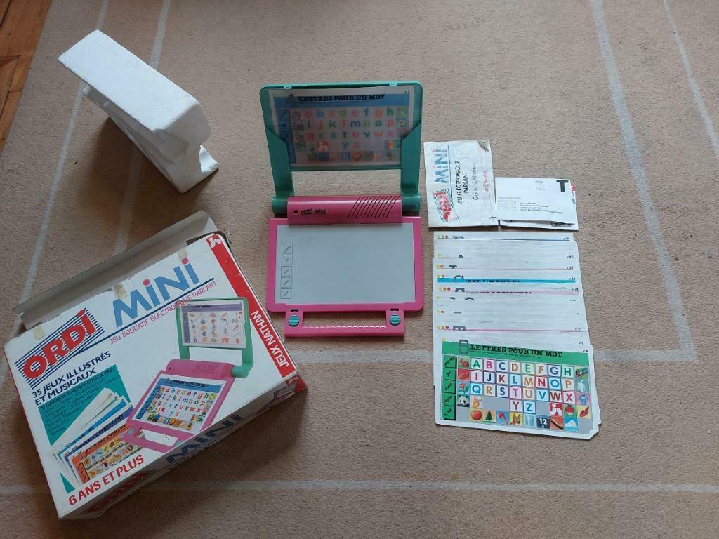 Ordinateur Mini NATHAN Jeu éducatif électronique parlant, Ophalen of Verzenden, Gebruikt, Elektronica, Met geluid