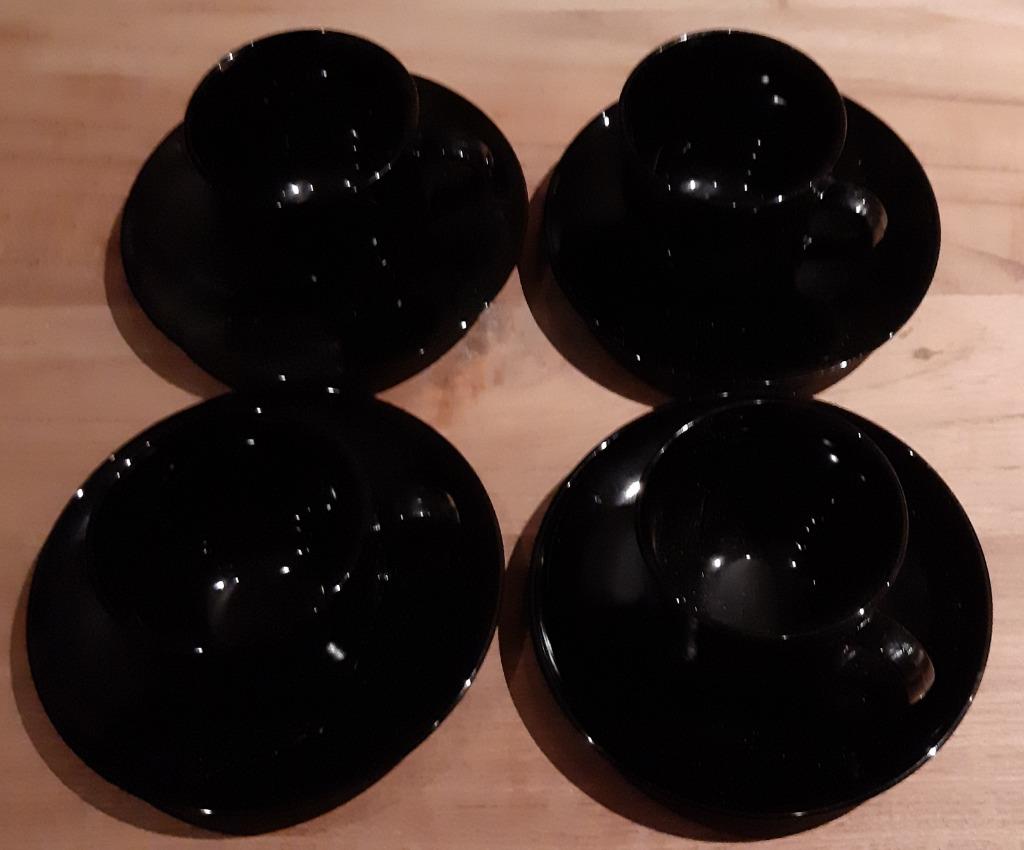 espresso set tas en ondertas, Huis en Inrichting, Keuken | Servies, Overige typen, Nieuw, Ophalen of Verzenden, Effen