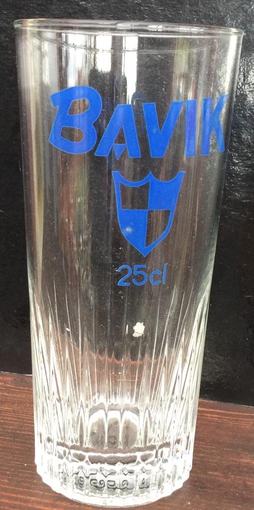 Bier brouwerij Bavik Bavikhove blauwe tekst, Verzamelen, Ophalen of Verzenden, Zo goed als nieuw