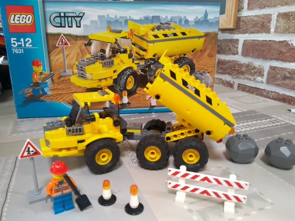 Lego city kiepwagen 7631, Ophalen, Zo goed als nieuw, Complete set, Lego