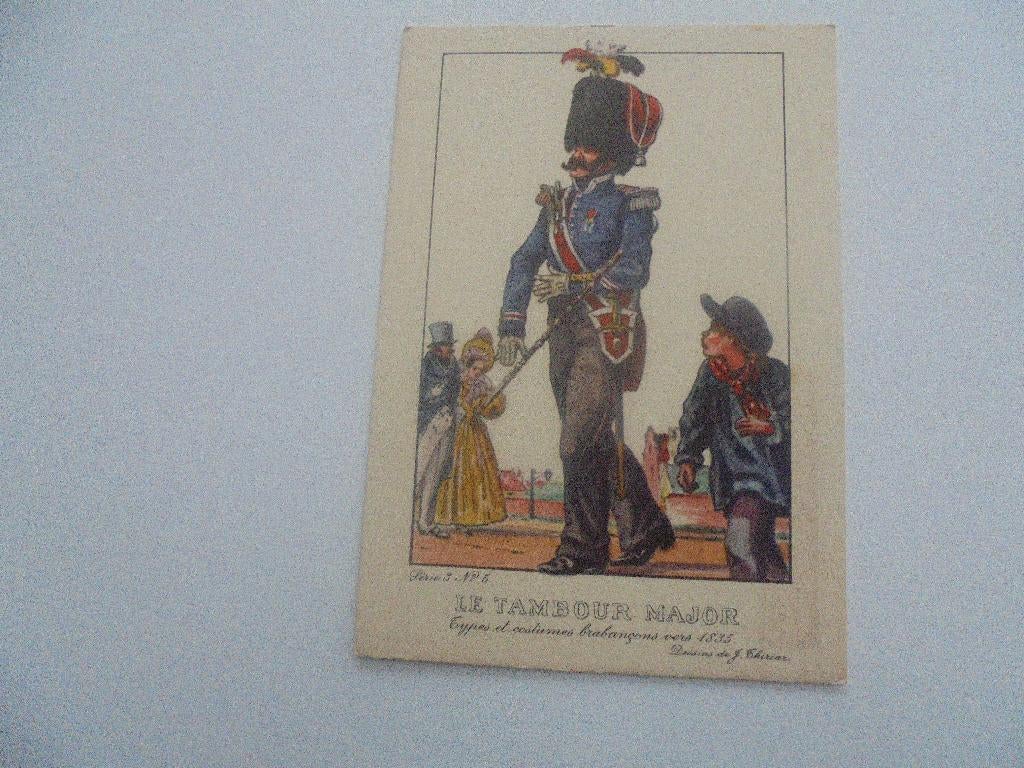 le tambour major, Enlèvement ou Envoi, Avant 1920, Non affranchie, Artisanats et Métiers