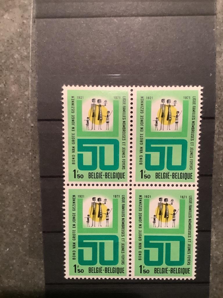 Belgische zegel nr 1601, Frankeerzegel, Ophalen of Verzenden, Postfris, Postfris