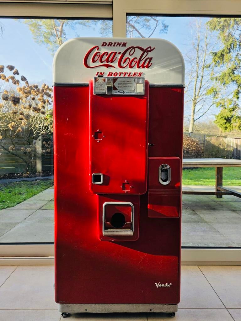 VINTAGE - DISTRIBUTEUR AUTOMATIQUE DE COCA COLA RÉTRO, Enlèvement, Comme neuf