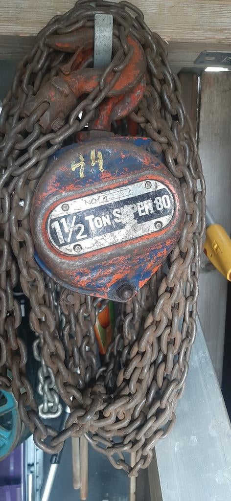 Takels kettingen en katrollen, Ophalen of Verzenden