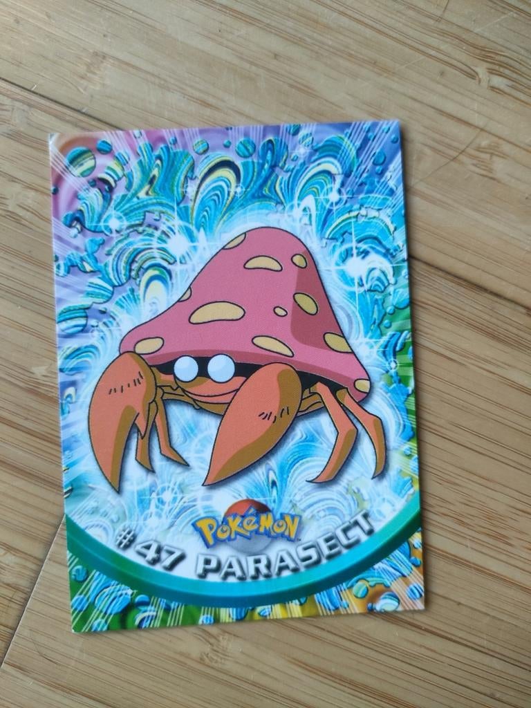 carte Pokemon topps parasect 47, 1999, Enlèvement, Utilisé