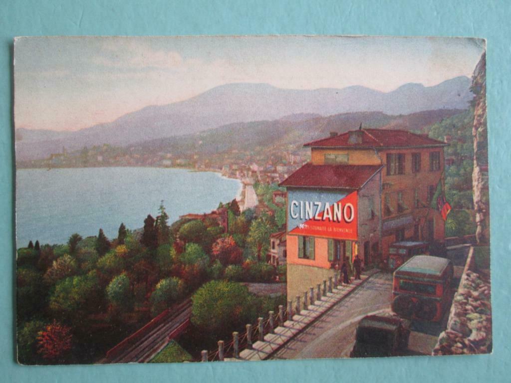 oude postkaart Cinzano, Verzamelen, Verzenden