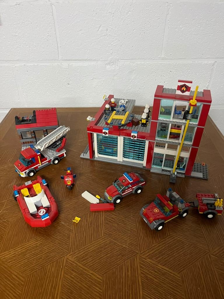Lego Brandweer, Kinderen en Baby's, Speelgoed | Duplo en Lego, Ophalen of Verzenden, Zo goed als nieuw, Complete set, Lego