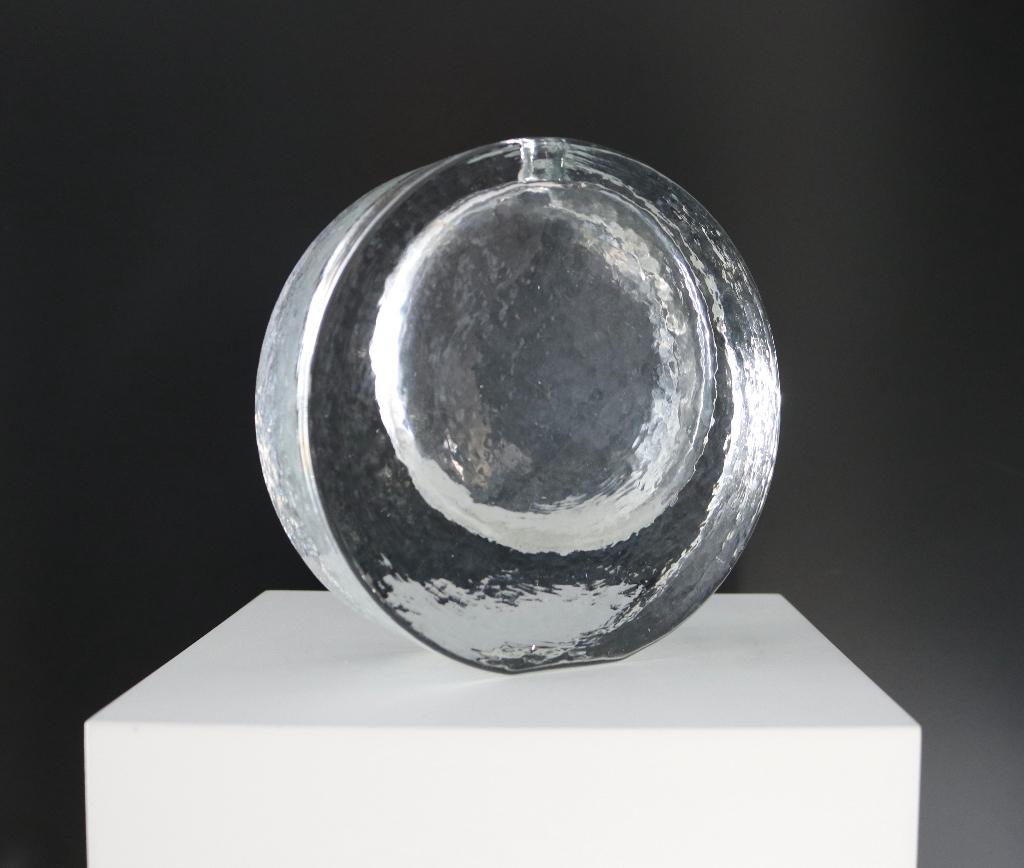 Vinateg Walther glas - Solifleur stam vaasje Duitsland 1970, Ophalen of Verzenden, Glas