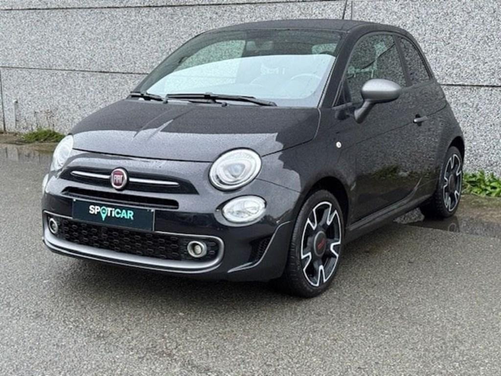 Fiat 500 *AC*CAR PLAY*HALF LEDER* 1.2 Benzine, Auto's, 4 zetels, Zwart, Zwart, 115 g/km