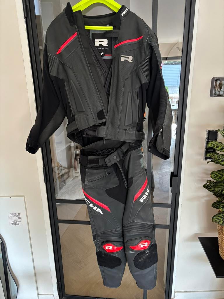 Motorpak 2 delig richa, Motoren, Kleding | Motorkleding, Ophalen, Richa, Tweedehands, Heren