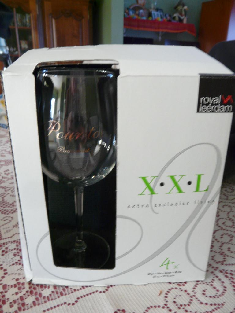 Royal Leerdam XXL nog nieuwe set van 4 grote wijnglazen61 cl, Verzamelen, Ophalen, Nieuw, Overige typen