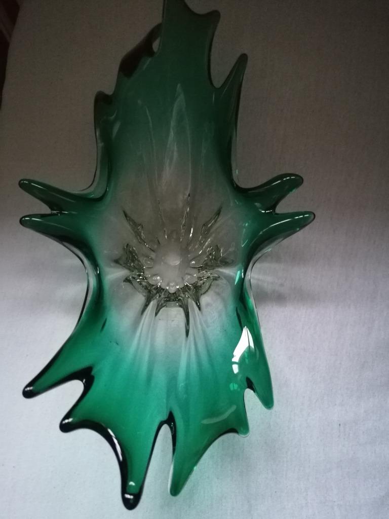 Plat vintage en verre de murano., Enlèvement ou Envoi