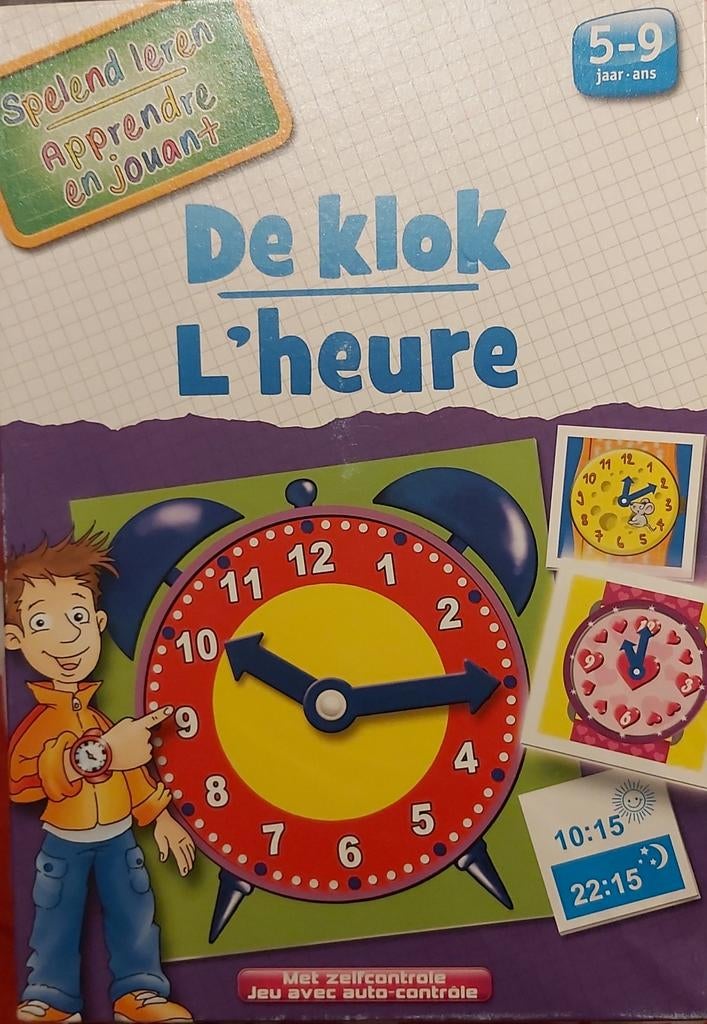 De klok - spelend leren, Kinderen en Baby's, Speelgoed | Educatief en Creatief, Ophalen, Nieuw