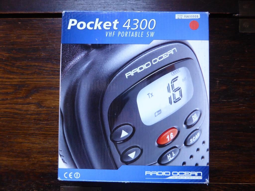 Pocket 4300 VHF portable 5w, Enlèvement, Comme neuf, Radio