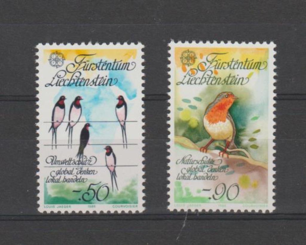 Liechtenstein 1986 Europa Cept - Natuur- en milieu **, Verzenden, Postfris, Dier of Natuur
