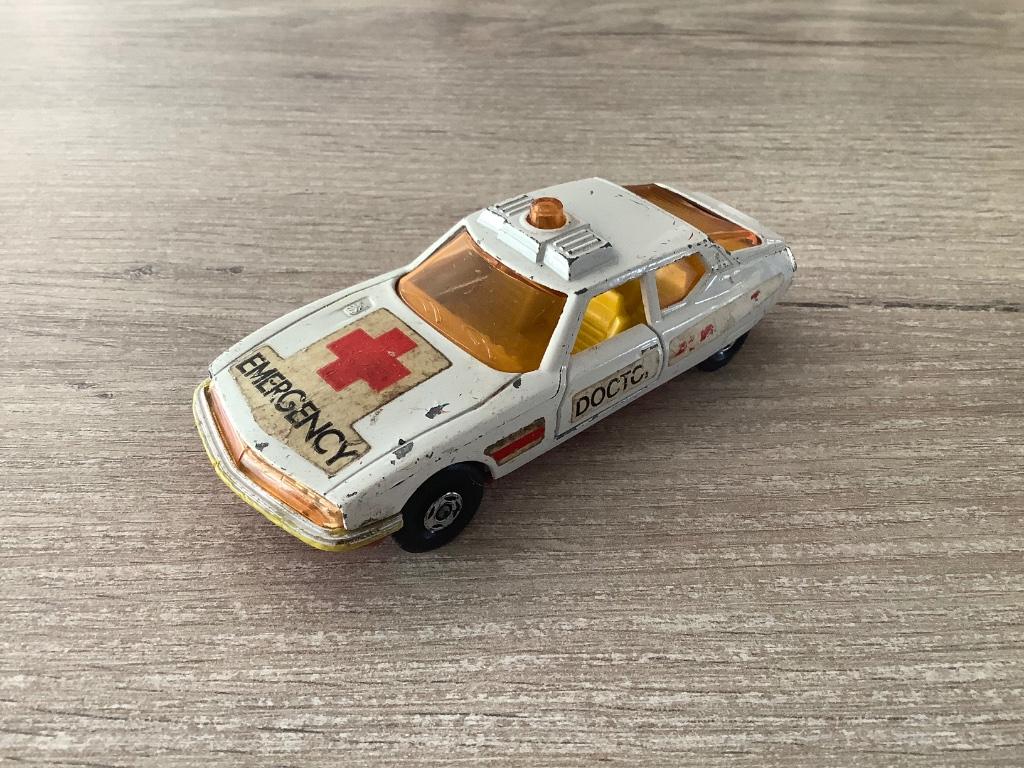 La voiture d'urgence Matchbox Doctor (1976), Enlèvement ou Envoi, Utilisé, Voiture