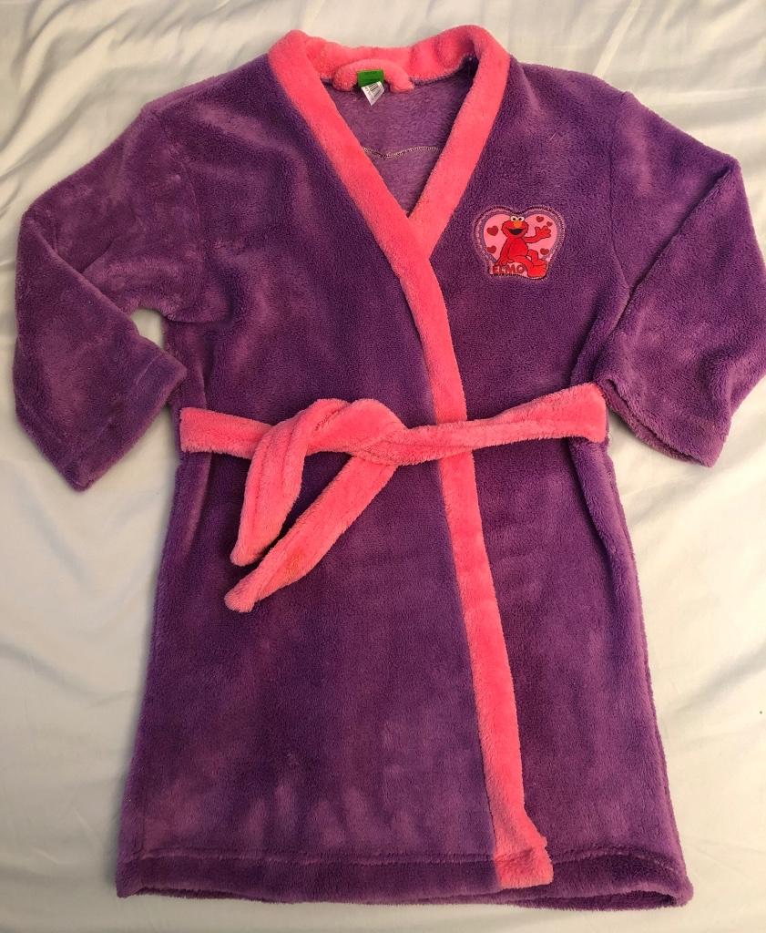 Peignoir fille 2-4 ans (92/104) sortie de bain Sesame Street, Enlèvement ou Envoi, Utilisé, Fille, Autres types