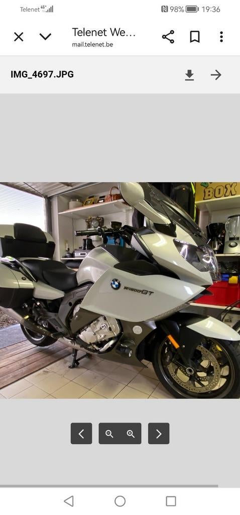 BMW K 1600 GT, Ophalen