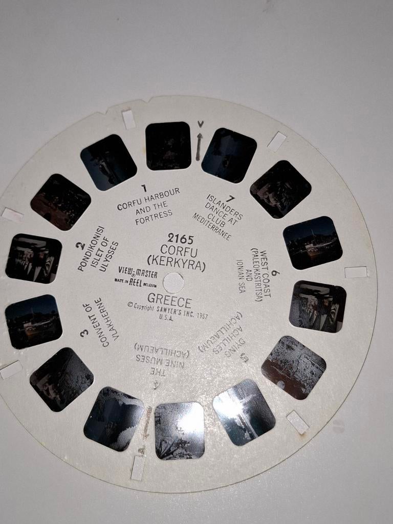 Viewmaster : Corfou, Grèce 2165, Envoi