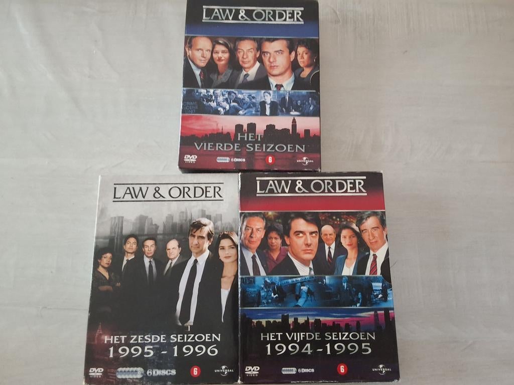 Law & Order seizoen 4,5 en 6, Cd's en Dvd's, Dvd's | Tv en Series, Ophalen of Verzenden