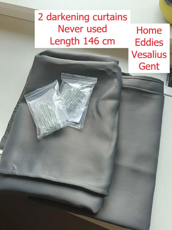 Verduisterende gordijnen kot Eddies Gent (home Vesalius), Neuf, Gris, Enlèvement ou Envoi, Neutraal