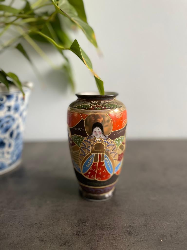 Antiek porseleinen craquelé vaas uit Japan, Ophalen