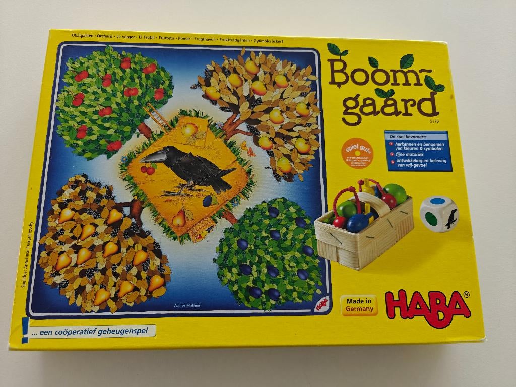 HABA boomgaard, Kinderen en Baby's, Speelgoed | Educatief en Creatief, Ophalen, Gebruikt