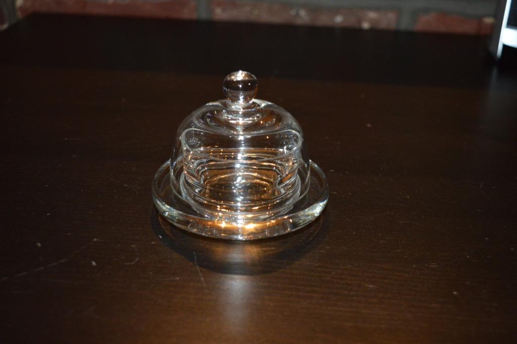 glazen boterpotje, Ophalen of Verzenden, Zo goed als nieuw