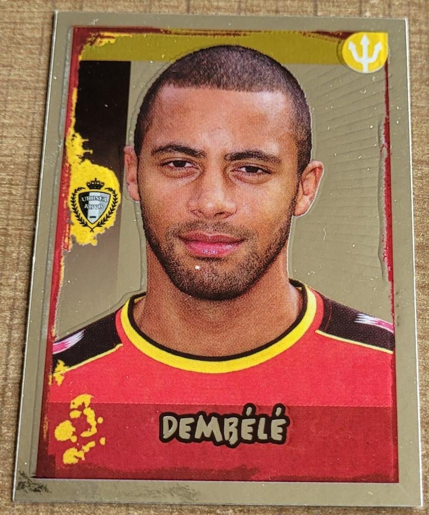 Panini sticker: Mousa Dembélé, Ophalen of Verzenden, Zo goed als nieuw, Poster, Plaatje of Sticker