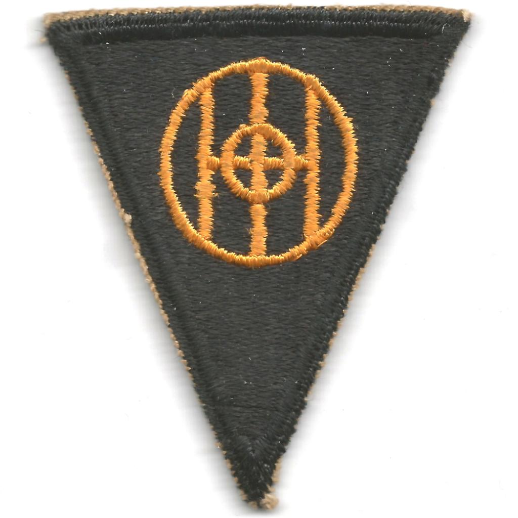 83rd ID SSI US WW2, Ophalen of Verzenden, Landmacht, Embleem of Badge
