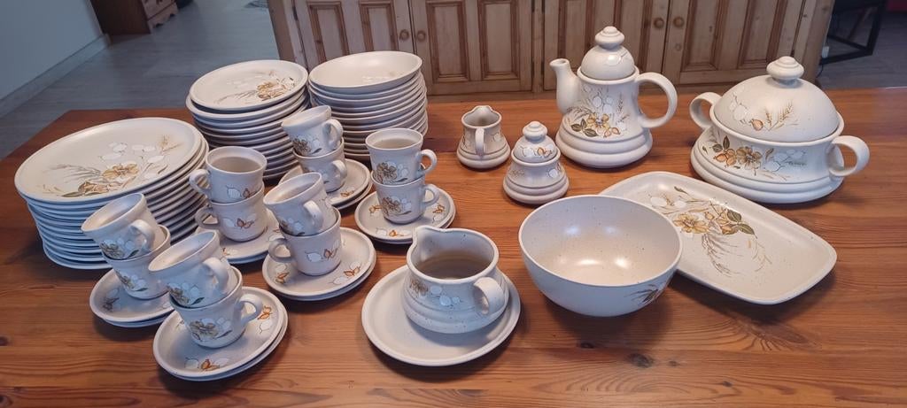 Service champêtre complet en grès, Ophalen
