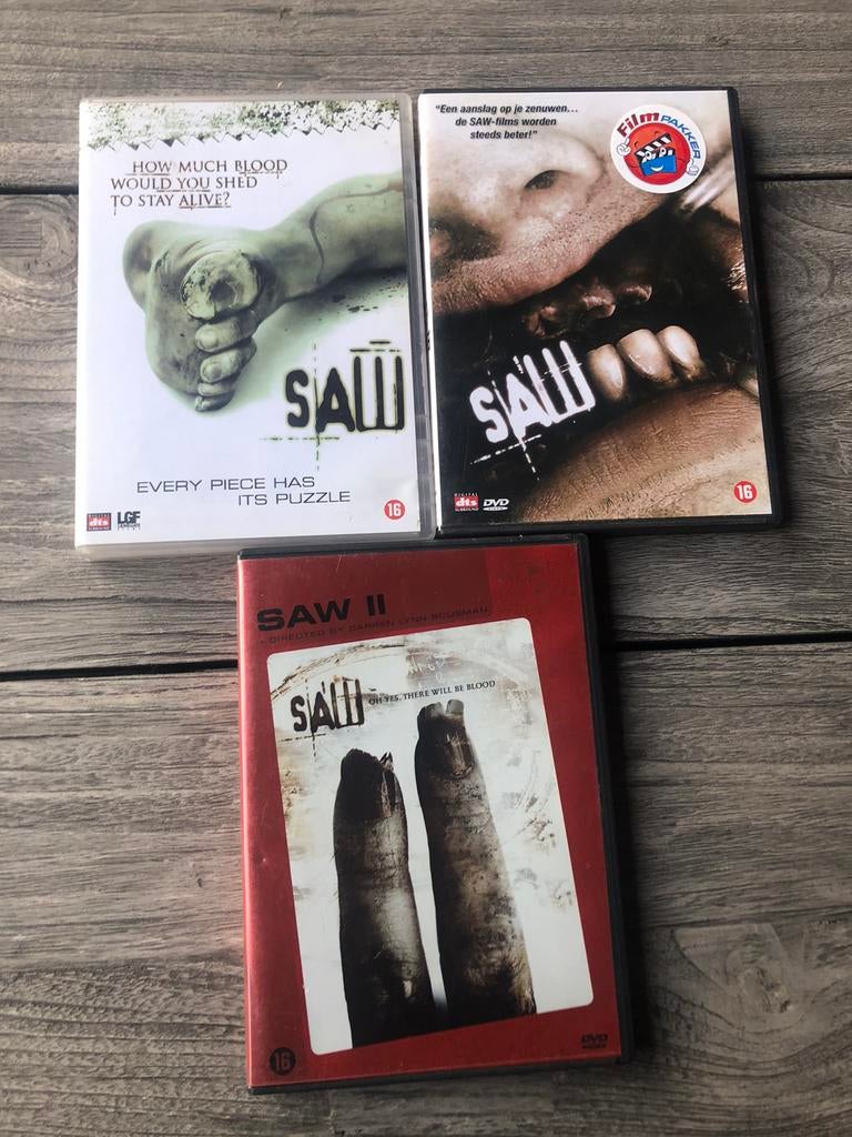 Saw 3x, Ophalen of Verzenden, Zo goed als nieuw