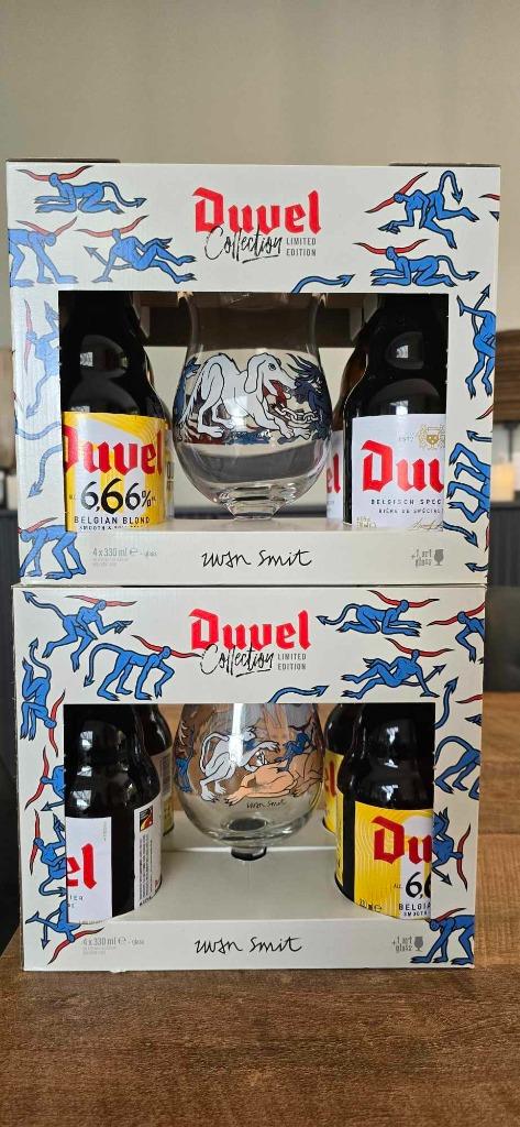 2 Duvel Cadeaupakketten Iwan Smit Limited Edition Kat/Hond, Ophalen, Nieuw, Overige typen