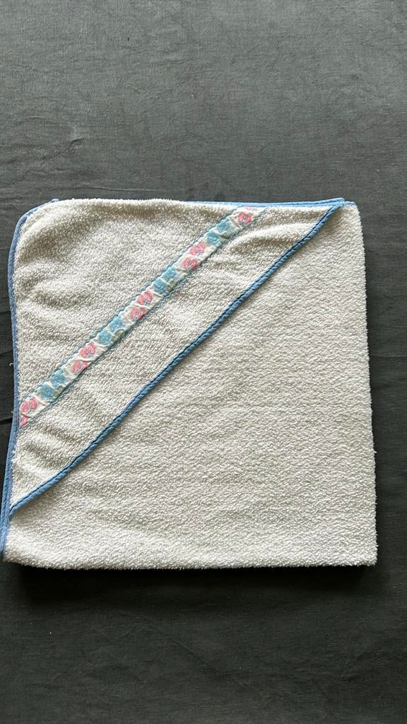 Witte baby badcape, Overige merken, Gebruikt, Ophalen of Verzenden, Badje