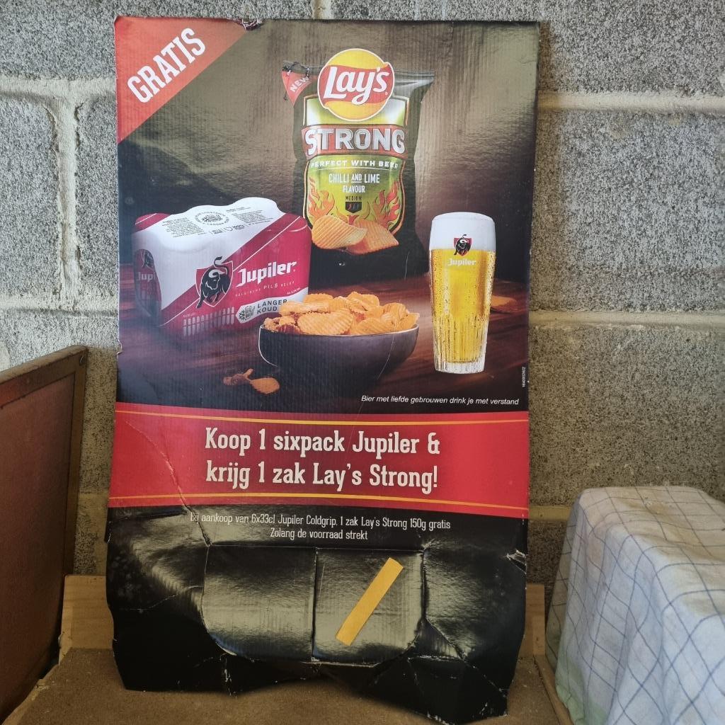 Publicité Jupiler, Enlèvement ou Envoi, Utilisé, Panneau, Plaque ou Plaquette publicitaire, Jupiler
