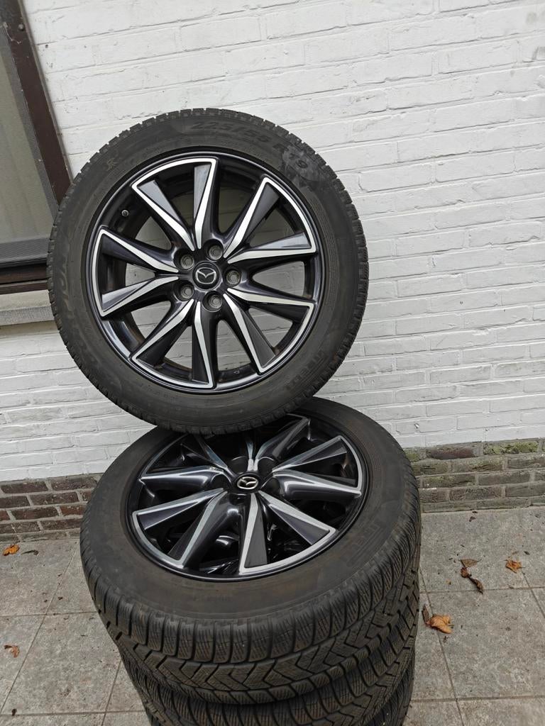 Originele mazda CX-5 19 inch winterset, Banden en Velgen, Winterbanden, 225 mm, Ophalen