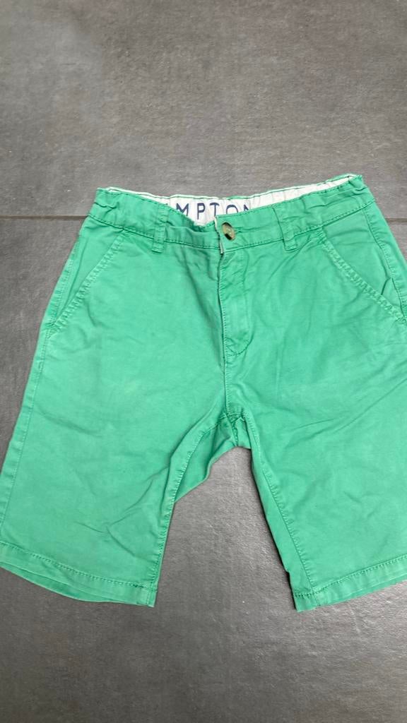 336: groene short maat 140 Hampton Bays, Pantalon, Garçon, Hampton Bays, Enlèvement ou Envoi