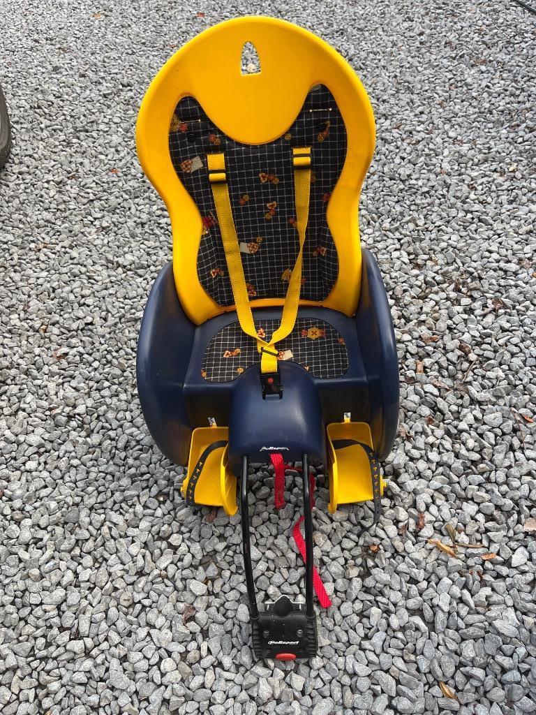 Siège enfant Polysport pour vélo adulte, Achterzitje, Voetsteuntjes, Zo goed als nieuw, Polisport