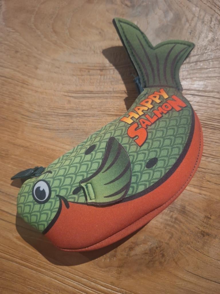 Happy salmon reis editie, Ophalen