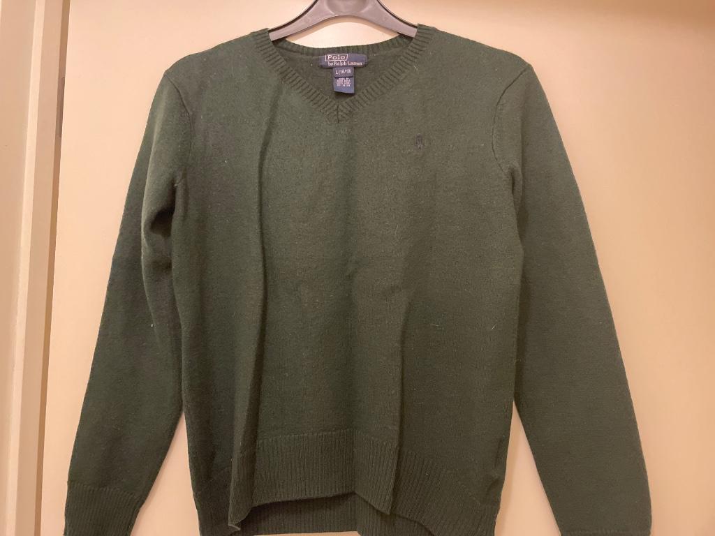 Groene trui Ralph Lauren 12 jaar, Gebruikt, Trui of Vest, Ophalen of Verzenden, Jongen