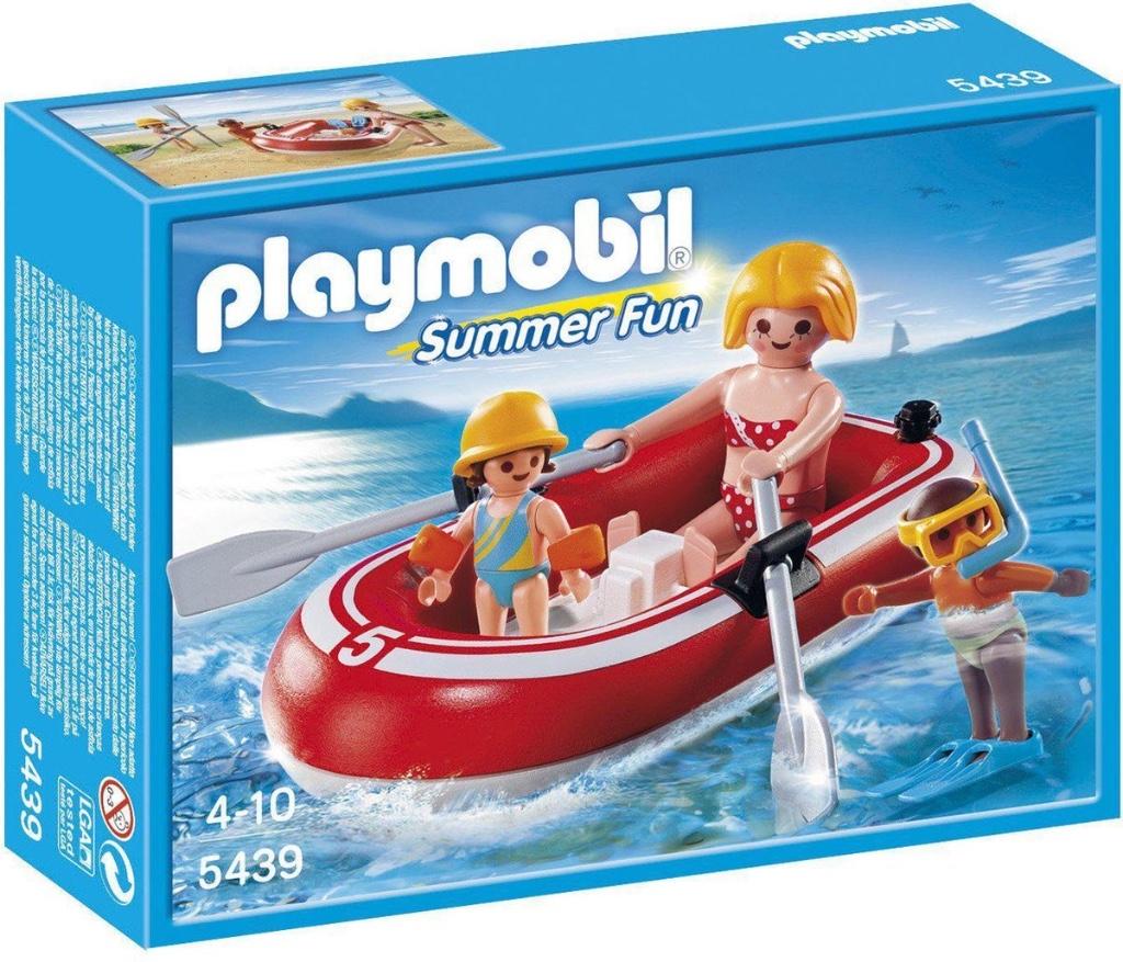 Playmobil 5439 Rubberboot met toeristen, Ophalen of Verzenden, Zo goed als nieuw