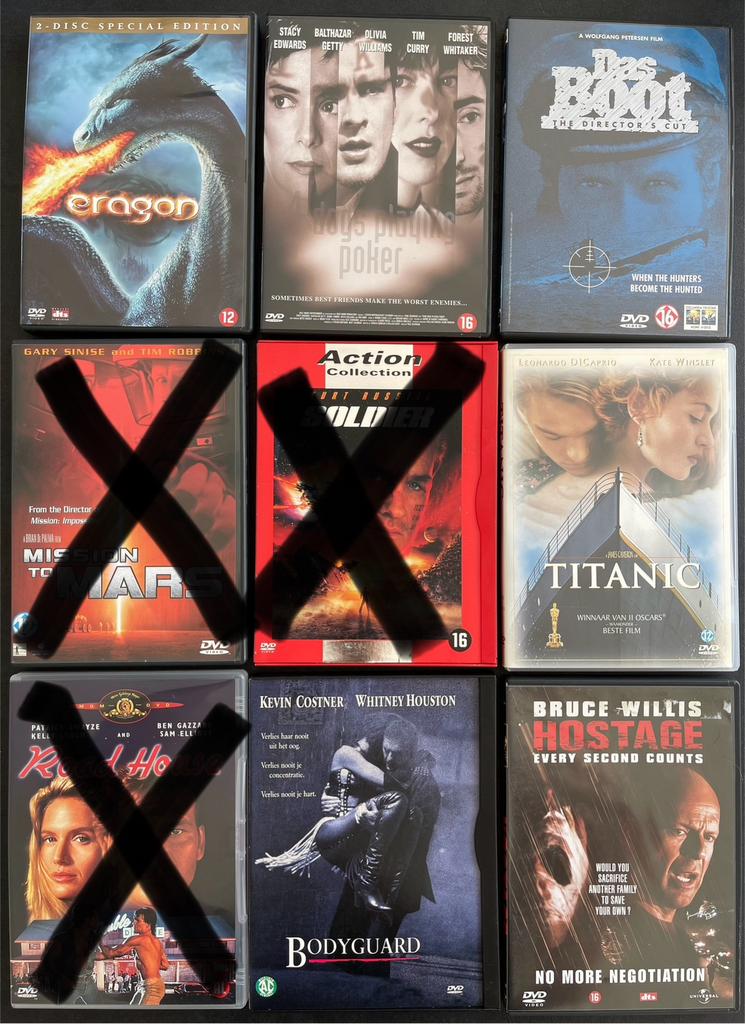 Verschillende DVD’s - 77/1, Vanaf 9 jaar, Ophalen of Verzenden, Gebruikt, Actie