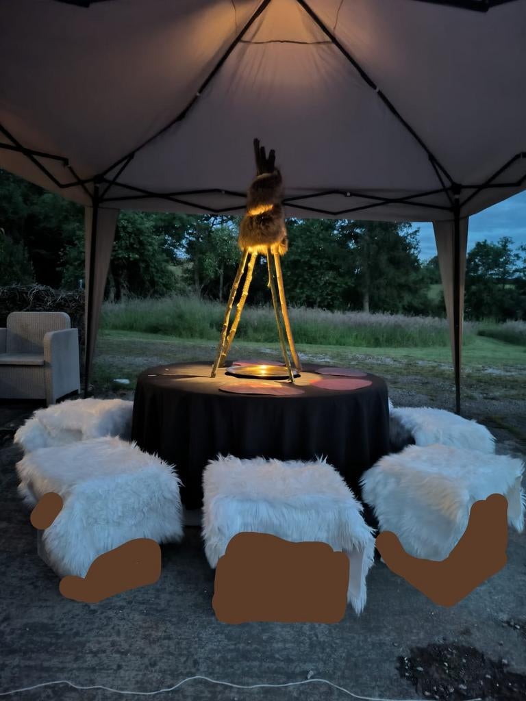 Déco thème préhistorique/indien/viking/bohème chic, Ophalen, Zo goed als nieuw