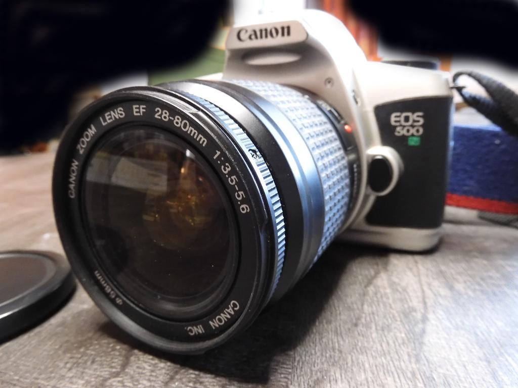 CANON EOS 500 N + EF 28/80mm ., Enlèvement ou Envoi, Utilisé, Reflex miroir, Canon